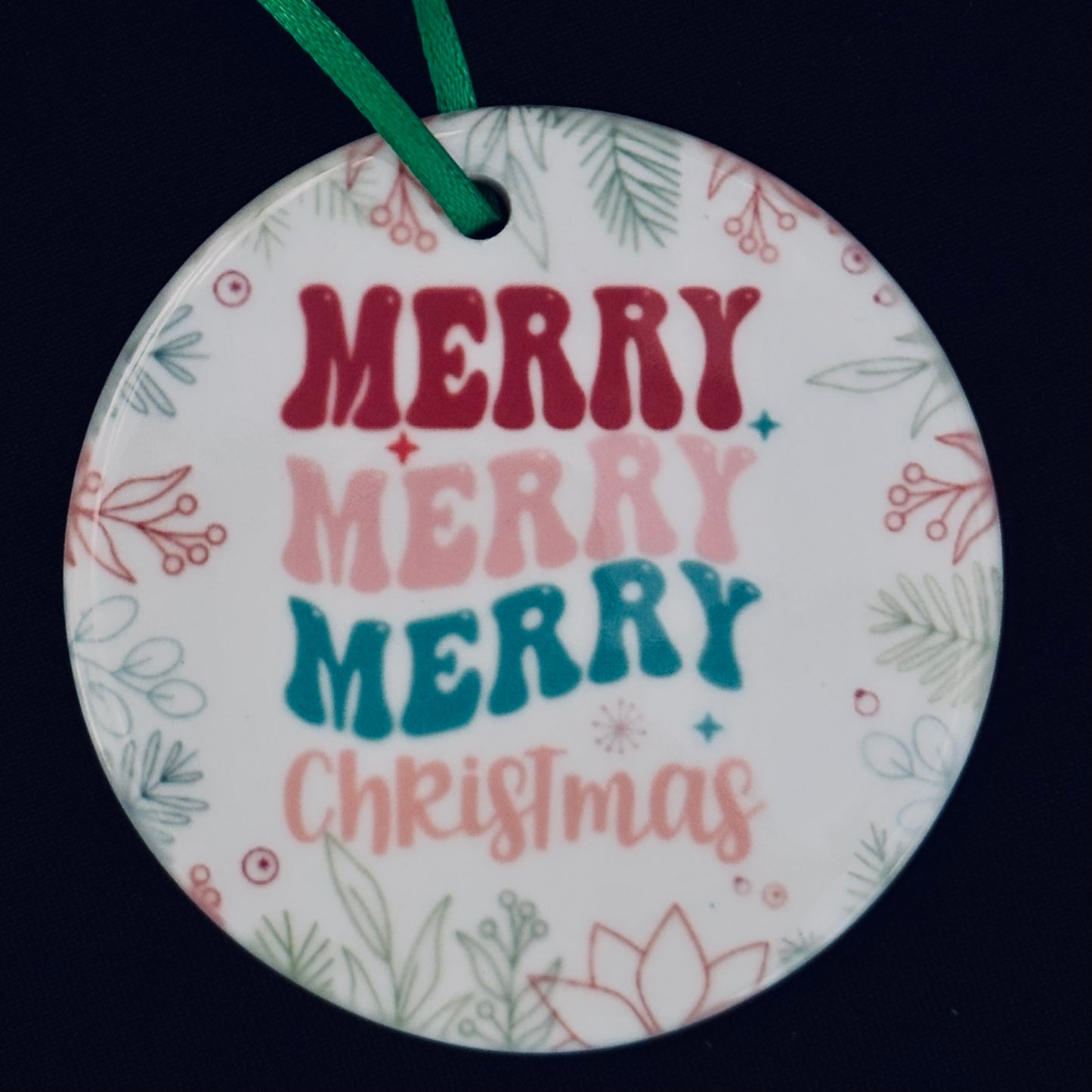 Merry Christmas Ornament