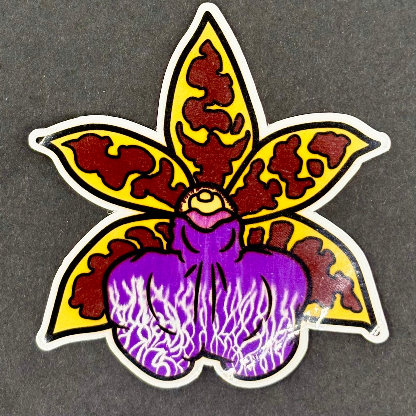 Leopard Orchid Sticker