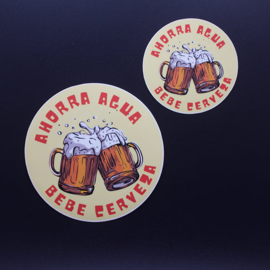 Ahorra Agua Bebe Cerveza