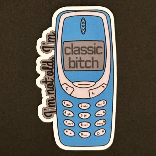 Classic Phone Sticker