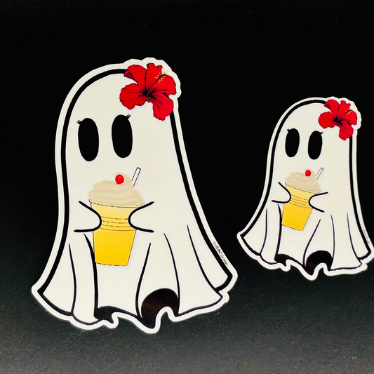 Ghostie Girl Sticker