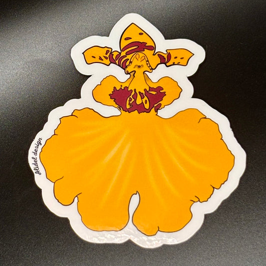 Dancing Lady Orchid Sticker