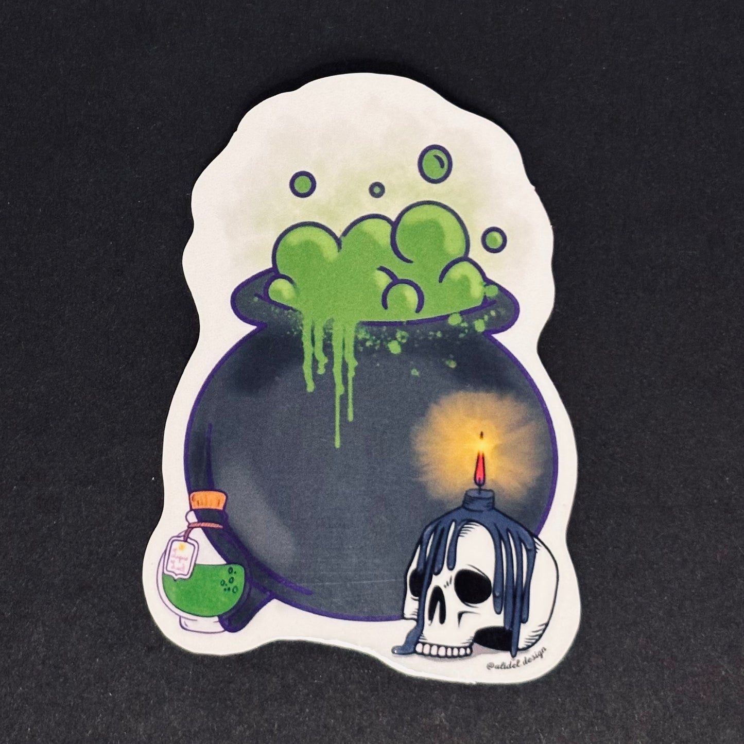 Witches Brew Die Cut Sticker