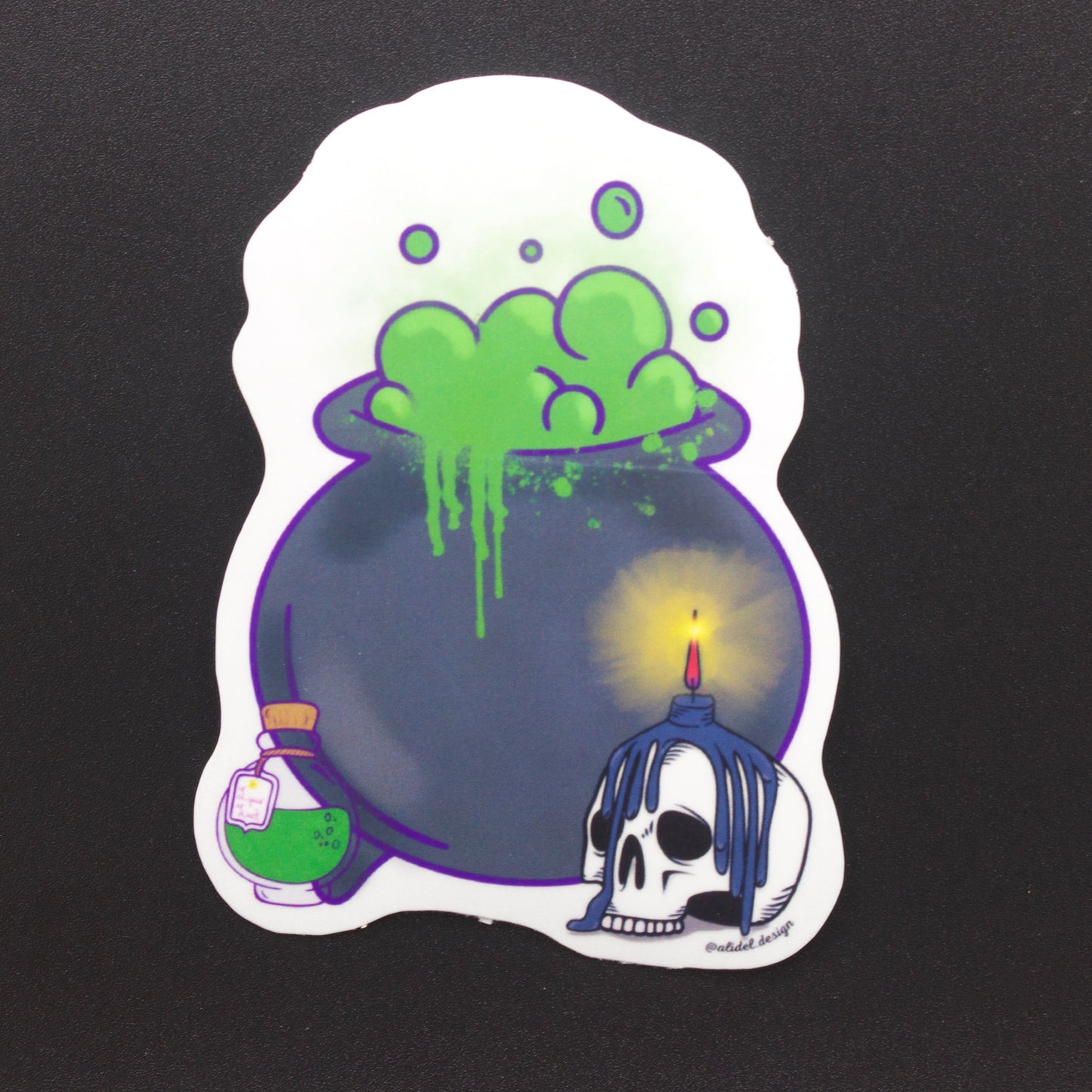 Witches Brew Die Cut Sticker
