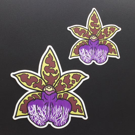 Leopard Orchid Sticker