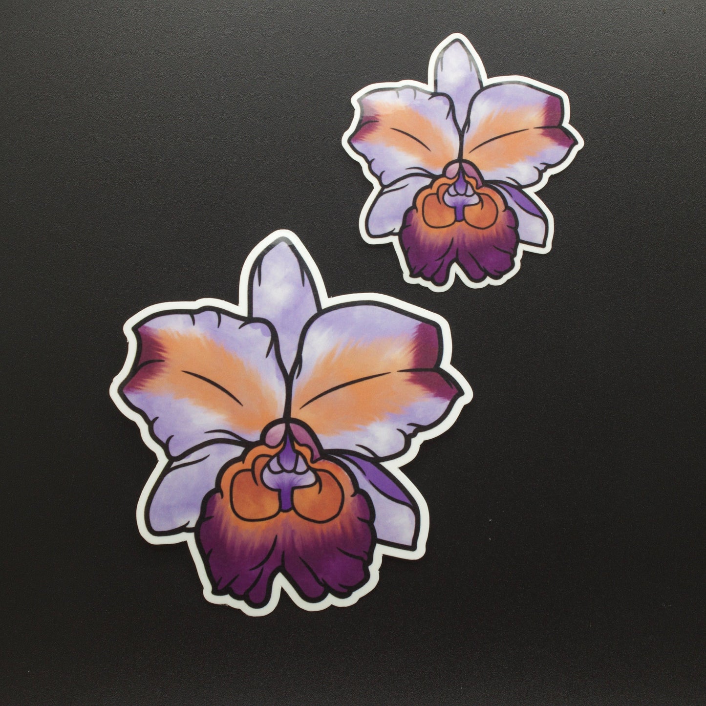 Cattleya Orchid Sticker