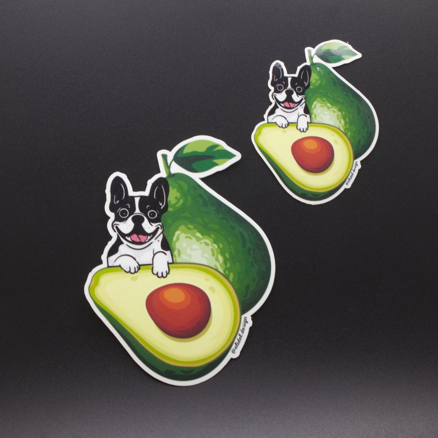 Aguacate Frenchie Sticker