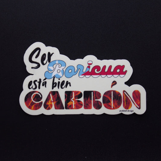Ser boricua esta cabron (sticker)